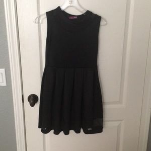 black mesh skater girls dress. size youth large